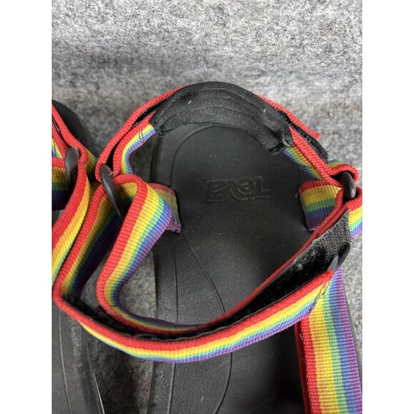 Teva Sandals Womens Size 7 Rainbow Pride Strappy Sport Hiking Water Shoes Trail - Picture 4 of 8